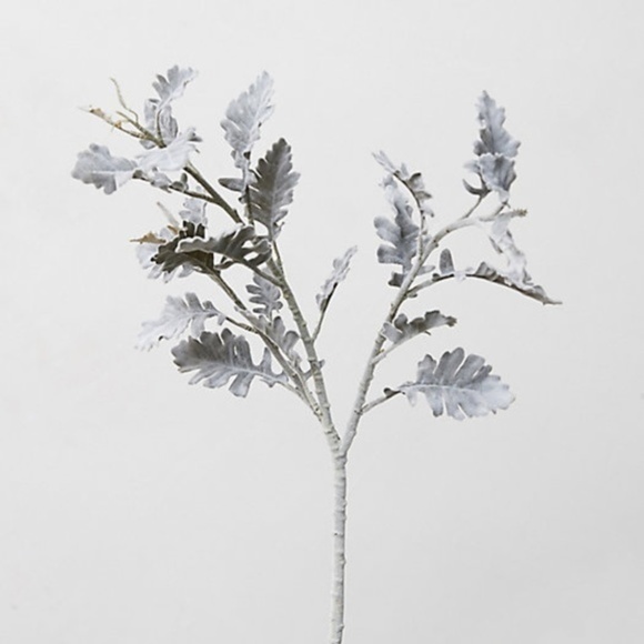 Anthropologie Terrain Velvet Faux Dusty Miller Stem - Picture 1 of 9